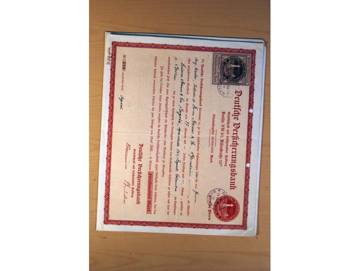  1872/1945, ungebrauchte und gestempelte Sammlung mit vielen besseren Werten dabei Mi.-Nr. 96IIW gestempelt, doppelt sign. Pf
