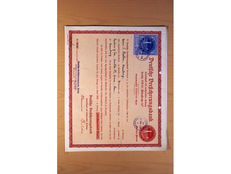 1872/1945, ungebrauchte und gestempelte Sammlung mit vielen besseren Werten dabei Mi.-Nr. 96IIW gestempelt, doppelt sign. Pf
