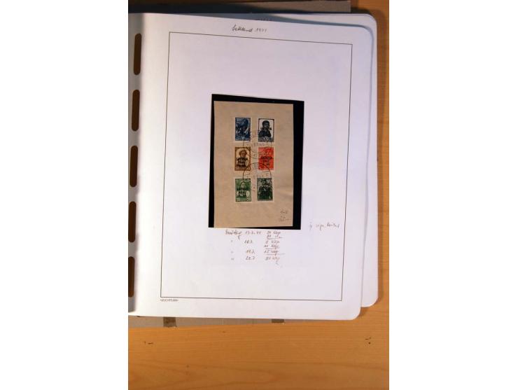  1872/1945, ungebrauchte und gestempelte Sammlung mit vielen besseren Werten dabei Mi.-Nr. 96IIW gestempelt, doppelt sign. Pf
