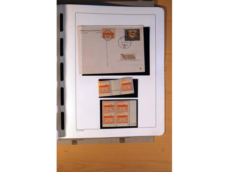  1872/1945, ungebrauchte und gestempelte Sammlung mit vielen besseren Werten dabei Mi.-Nr. 96IIW gestempelt, doppelt sign. Pf