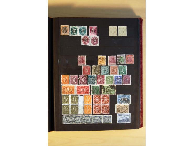  1872/1945, ungebrauchte und gestempelte Sammlung mit vielen besseren Werten dabei Mi.-Nr. 96IIW gestempelt, doppelt sign. Pf
