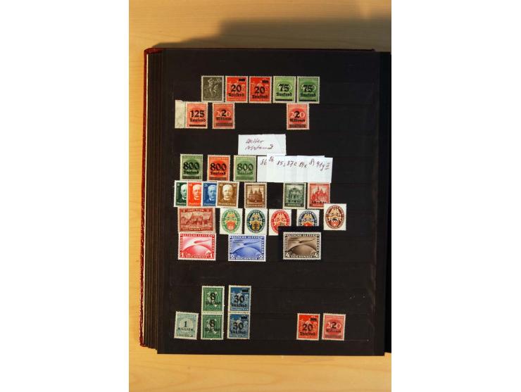  1872/1945, ungebrauchte und gestempelte Sammlung mit vielen besseren Werten dabei Mi.-Nr. 96IIW gestempelt, doppelt sign. Pf