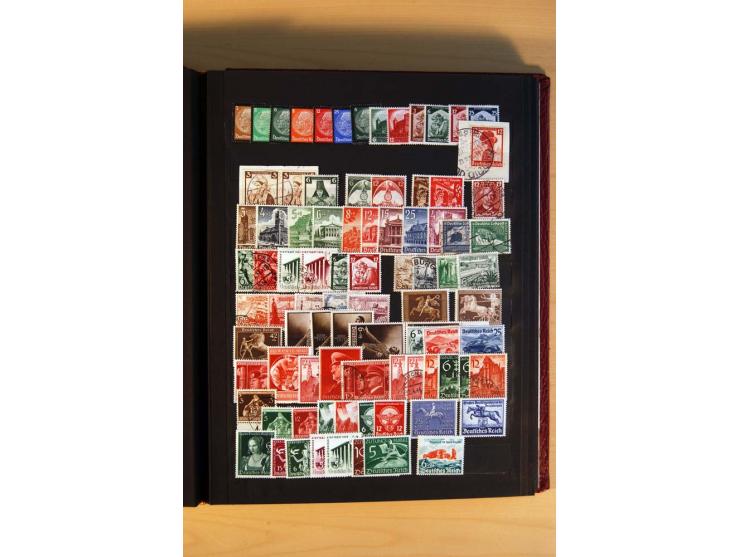  1872/1945, ungebrauchte und gestempelte Sammlung mit vielen besseren Werten dabei Mi.-Nr. 96IIW gestempelt, doppelt sign. Pf