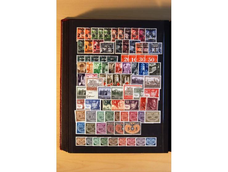  1872/1945, ungebrauchte und gestempelte Sammlung mit vielen besseren Werten dabei Mi.-Nr. 96IIW gestempelt, doppelt sign. Pf