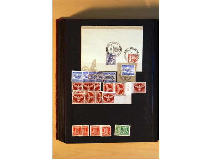  1872/1945, ungebrauchte und gestempelte Sammlung mit vielen besseren Werten dabei Mi.-Nr. 96IIW gestempelt, doppelt sign. Pf