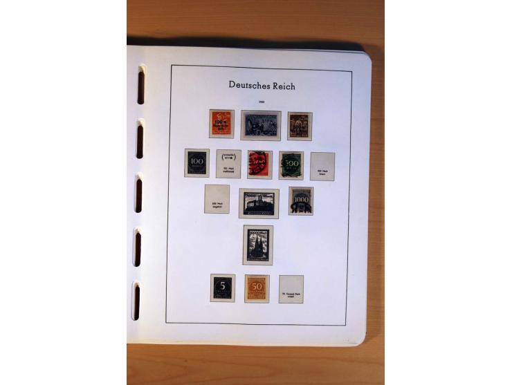  1872/1945, ungebrauchte und gestempelte Sammlung mit vielen besseren Werten dabei Mi.-Nr. 96IIW gestempelt, doppelt sign. Pf