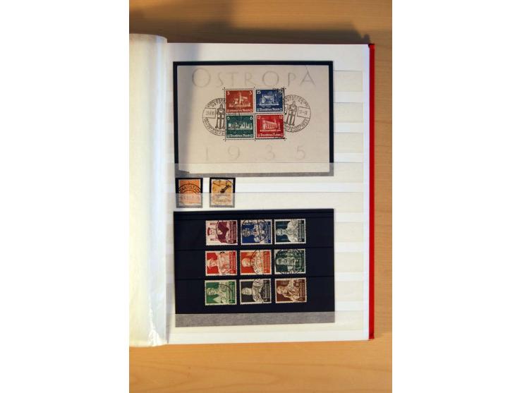  1872/1945, ungebrauchte und gestempelte Sammlung mit vielen besseren Werten dabei Mi.-Nr. 96IIW gestempelt, doppelt sign. Pf