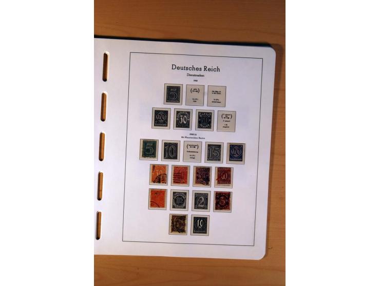  1872/1945, ungebrauchte und gestempelte Sammlung mit vielen besseren Werten dabei Mi.-Nr. 96IIW gestempelt, doppelt sign. Pf