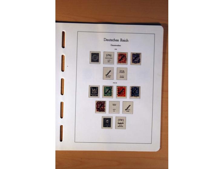  1872/1945, ungebrauchte und gestempelte Sammlung mit vielen besseren Werten dabei Mi.-Nr. 96IIW gestempelt, doppelt sign. Pf