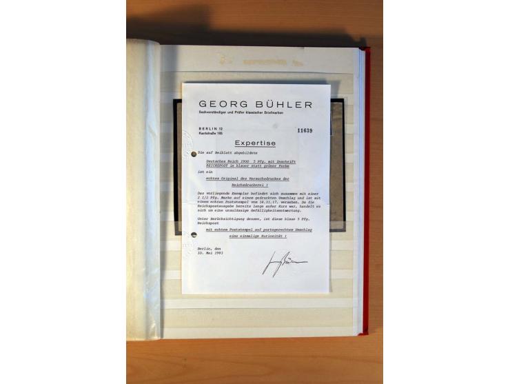  1872/1945, ungebrauchte und gestempelte Sammlung mit vielen besseren Werten dabei Mi.-Nr. 96IIW gestempelt, doppelt sign. Pf