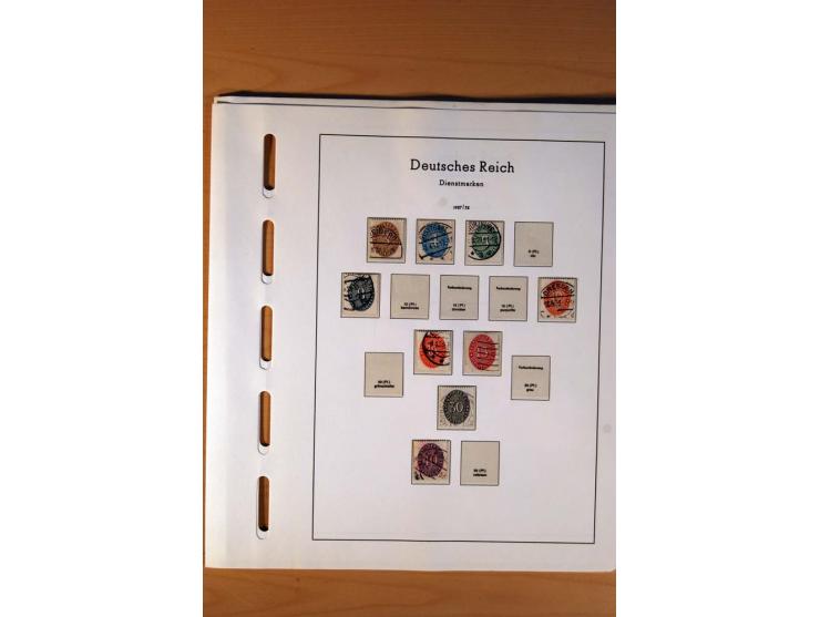  1872/1945, ungebrauchte und gestempelte Sammlung mit vielen besseren Werten dabei Mi.-Nr. 96IIW gestempelt, doppelt sign. Pf