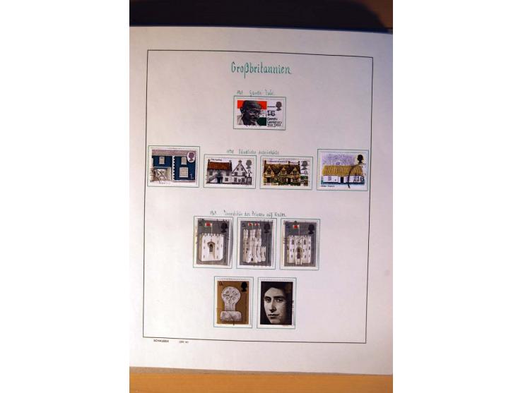 1840/1974, sehr schöne gestempelte Sammlung, differenziert nach Farben, Zähnungen und Platten, dabei viele bessere Werte z.B.