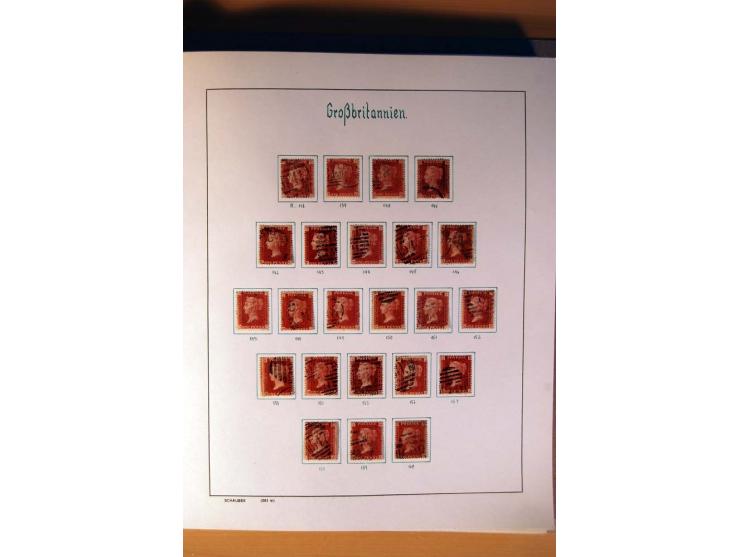 1840/1974, sehr schöne gestempelte Sammlung, differenziert nach Farben, Zähnungen und Platten, dabei viele bessere Werte z.B.