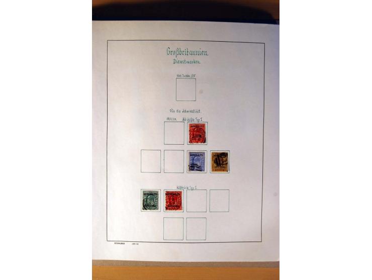 1840/1974, sehr schöne gestempelte Sammlung, differenziert nach Farben, Zähnungen und Platten, dabei viele bessere Werte z.B.