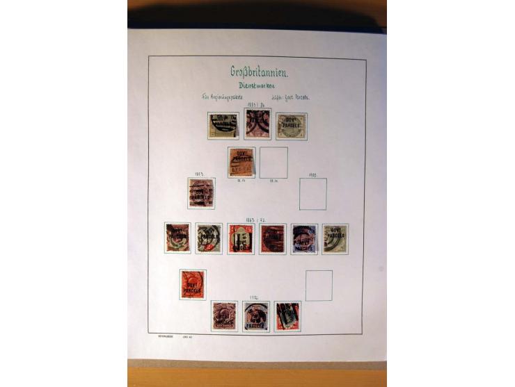 1840/1974, sehr schöne gestempelte Sammlung, differenziert nach Farben, Zähnungen und Platten, dabei viele bessere Werte z.B.