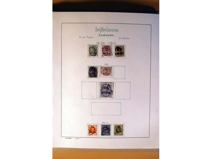 1840/1974, sehr schöne gestempelte Sammlung, differenziert nach Farben, Zähnungen und Platten, dabei viele bessere Werte z.B.
