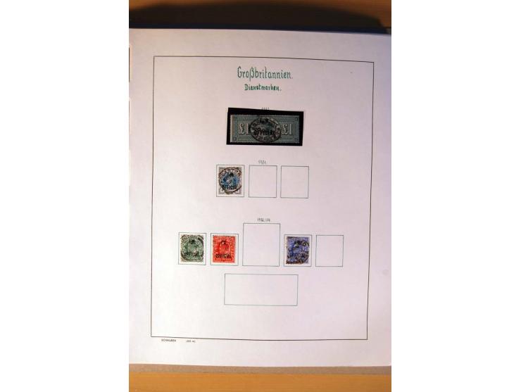 1840/1974, sehr schöne gestempelte Sammlung, differenziert nach Farben, Zähnungen und Platten, dabei viele bessere Werte z.B.