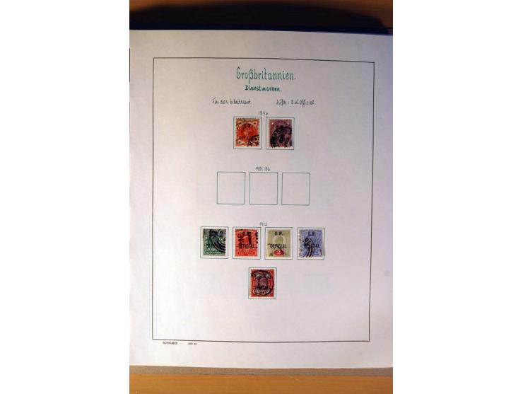 1840/1974, sehr schöne gestempelte Sammlung, differenziert nach Farben, Zähnungen und Platten, dabei viele bessere Werte z.B.