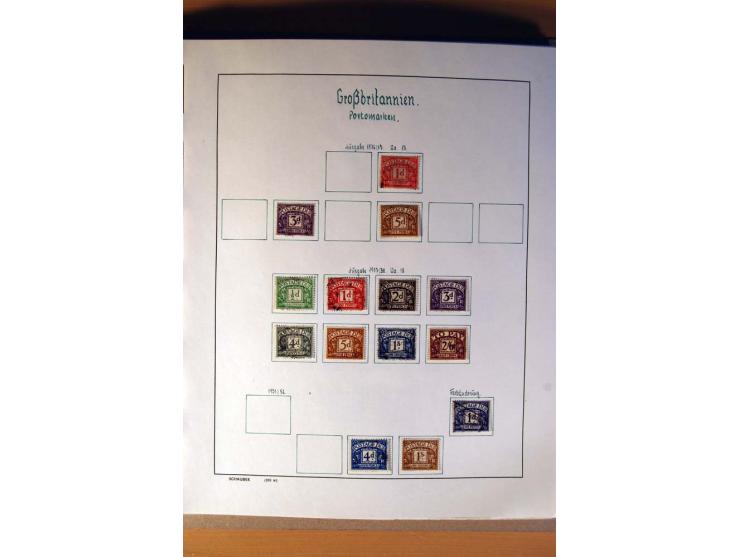 1840/1974, sehr schöne gestempelte Sammlung, differenziert nach Farben, Zähnungen und Platten, dabei viele bessere Werte z.B.