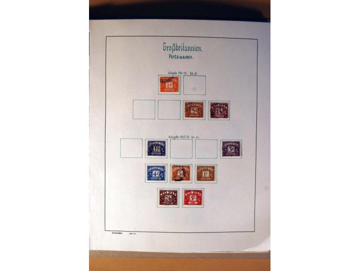 1840/1974, sehr schöne gestempelte Sammlung, differenziert nach Farben, Zähnungen und Platten, dabei viele bessere Werte z.B.