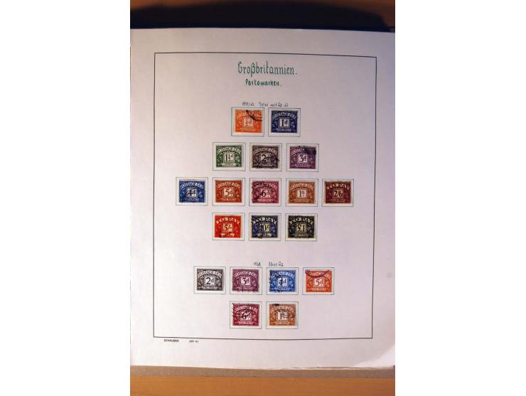 1840/1974, sehr schöne gestempelte Sammlung, differenziert nach Farben, Zähnungen und Platten, dabei viele bessere Werte z.B.