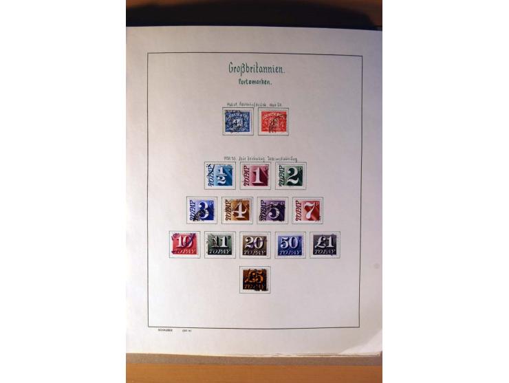 1840/1974, sehr schöne gestempelte Sammlung, differenziert nach Farben, Zähnungen und Platten, dabei viele bessere Werte z.B.