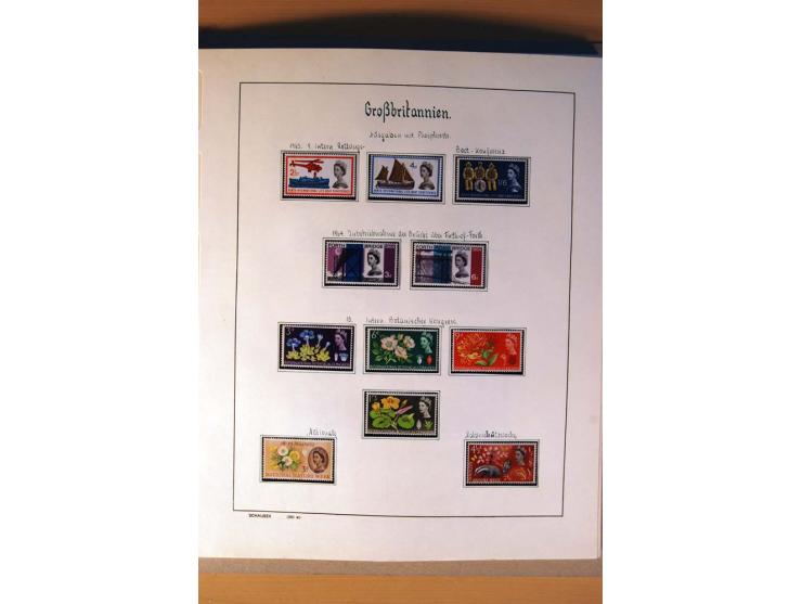 1840/1974, sehr schöne gestempelte Sammlung, differenziert nach Farben, Zähnungen und Platten, dabei viele bessere Werte z.B.