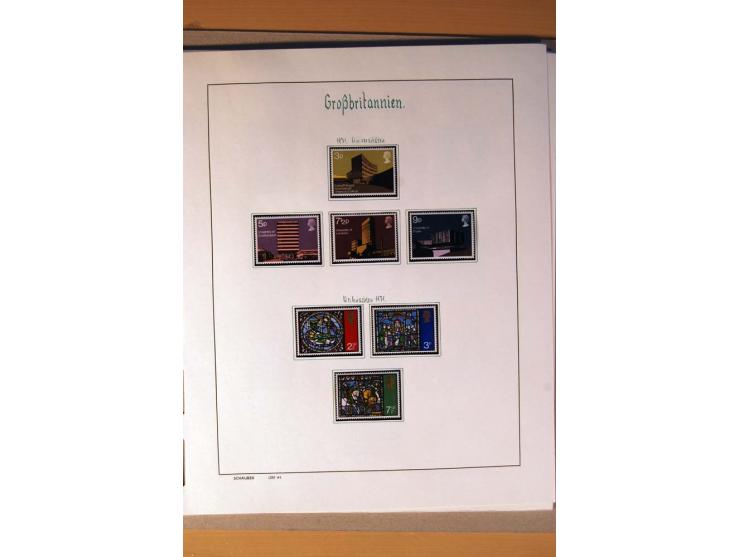 1840/1974, sehr schöne gestempelte Sammlung, differenziert nach Farben, Zähnungen und Platten, dabei viele bessere Werte z.B.