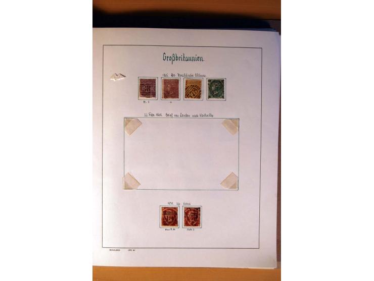 1840/1974, sehr schöne gestempelte Sammlung, differenziert nach Farben, Zähnungen und Platten, dabei viele bessere Werte z.B.