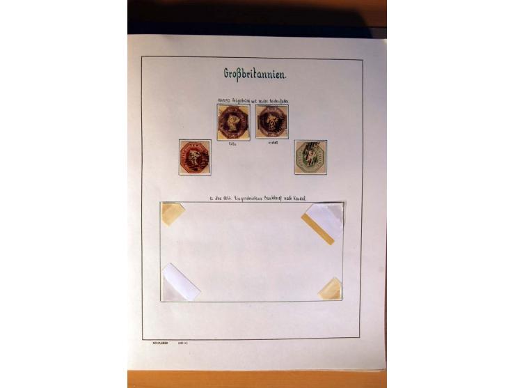 1840/1974, sehr schöne gestempelte Sammlung, differenziert nach Farben, Zähnungen und Platten, dabei viele bessere Werte z.B.