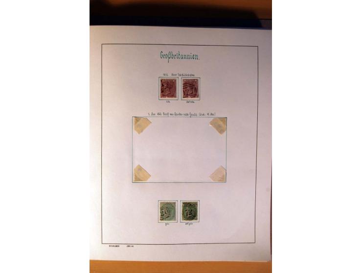 1840/1974, sehr schöne gestempelte Sammlung, differenziert nach Farben, Zähnungen und Platten, dabei viele bessere Werte z.B.