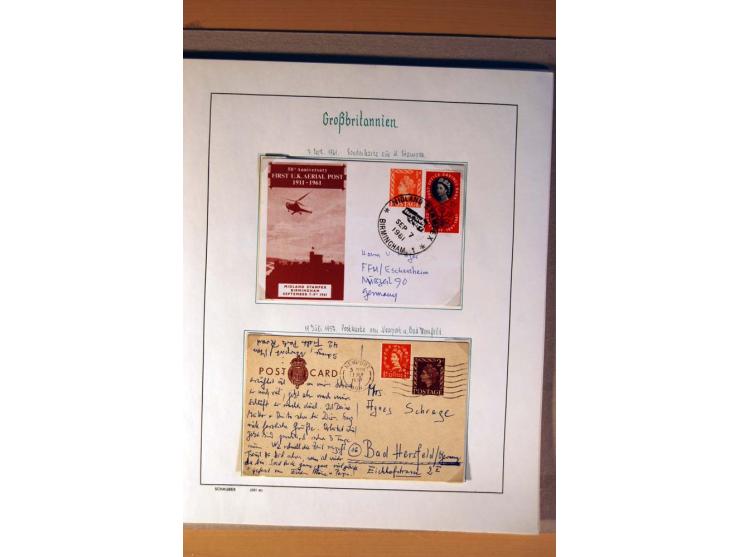1840/1974, sehr schöne gestempelte Sammlung, differenziert nach Farben, Zähnungen und Platten, dabei viele bessere Werte z.B.
