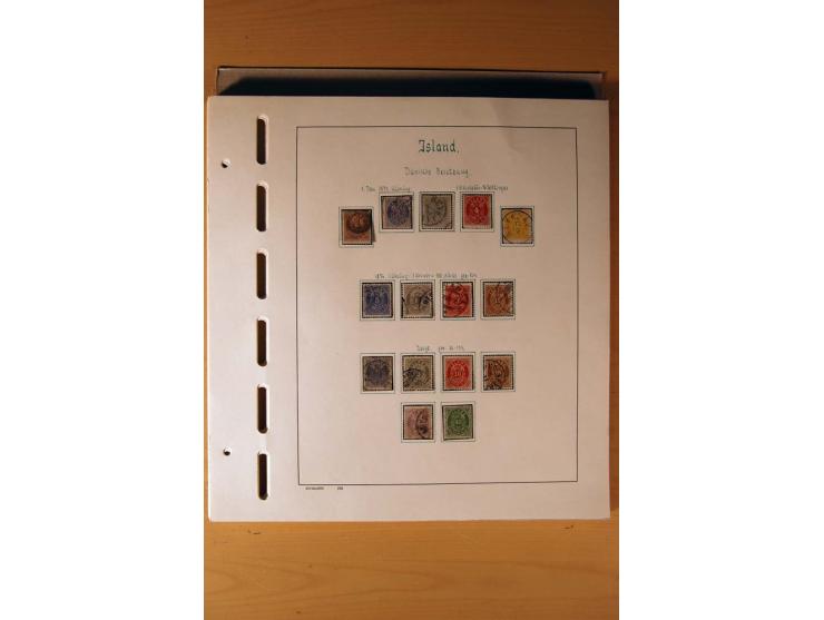 1873/1976, gestempelte und weitgehend kpl. Sammlung mit Dienst und kleinem Teil Nummernstempel; meist gute Erhaltung