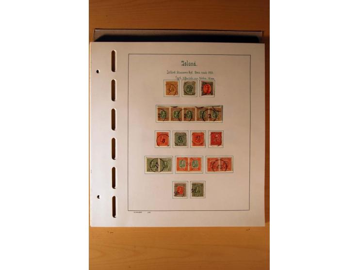 1873/1976, gestempelte und weitgehend kpl. Sammlung mit Dienst und kleinem Teil Nummernstempel; meist gute Erhaltung