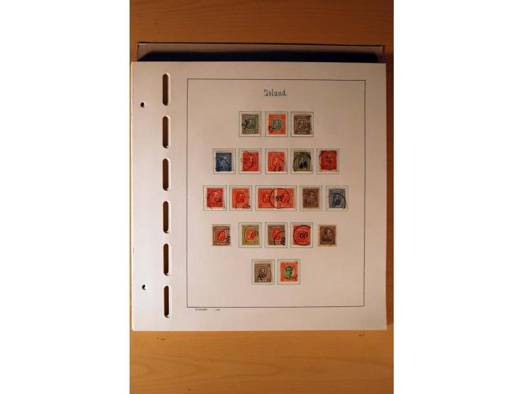 1873/1976, gestempelte und weitgehend kpl. Sammlung mit Dienst und kleinem Teil Nummernstempel; meist gute Erhaltung