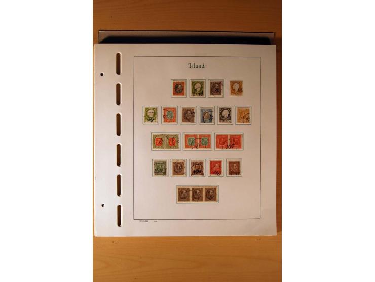 1873/1976, gestempelte und weitgehend kpl. Sammlung mit Dienst und kleinem Teil Nummernstempel; meist gute Erhaltung