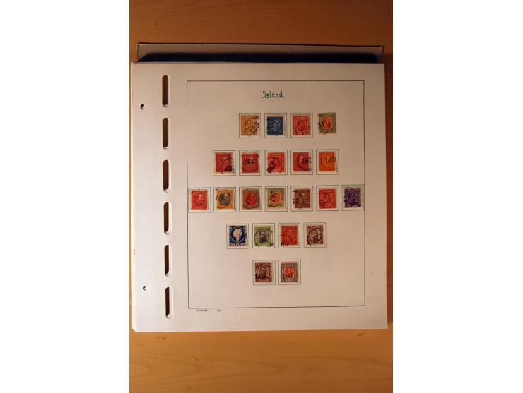 1873/1976, gestempelte und weitgehend kpl. Sammlung mit Dienst und kleinem Teil Nummernstempel; meist gute Erhaltung