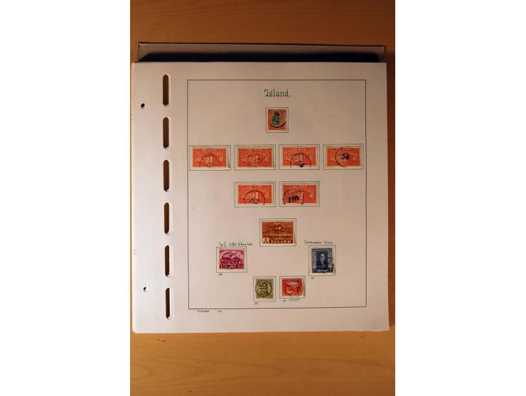 1873/1976, gestempelte und weitgehend kpl. Sammlung mit Dienst und kleinem Teil Nummernstempel; meist gute Erhaltung