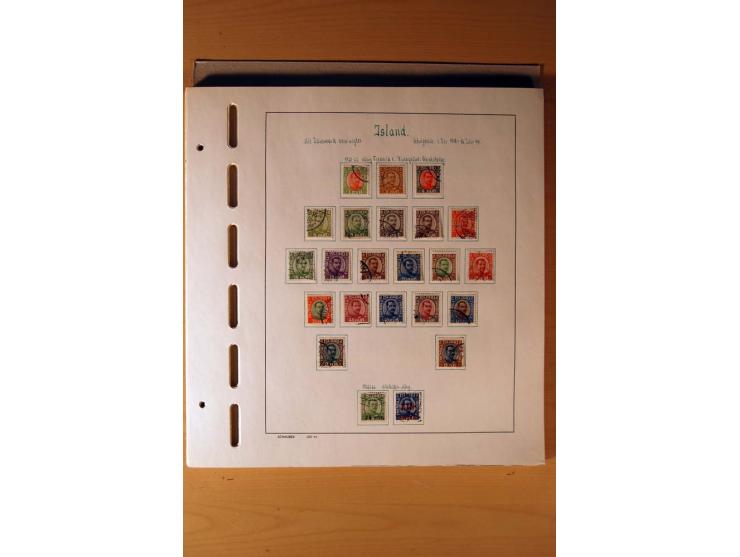 1873/1976, gestempelte und weitgehend kpl. Sammlung mit Dienst und kleinem Teil Nummernstempel; meist gute Erhaltung