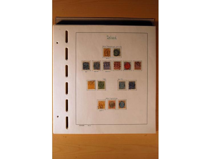 1873/1976, gestempelte und weitgehend kpl. Sammlung mit Dienst und kleinem Teil Nummernstempel; meist gute Erhaltung