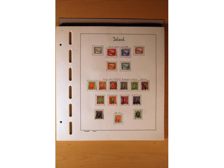 1873/1976, gestempelte und weitgehend kpl. Sammlung mit Dienst und kleinem Teil Nummernstempel; meist gute Erhaltung