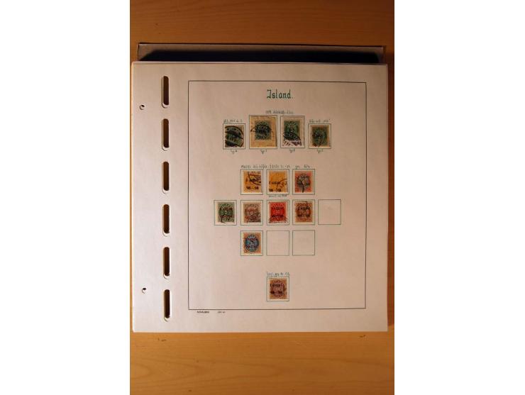 1873/1976, gestempelte und weitgehend kpl. Sammlung mit Dienst und kleinem Teil Nummernstempel; meist gute Erhaltung