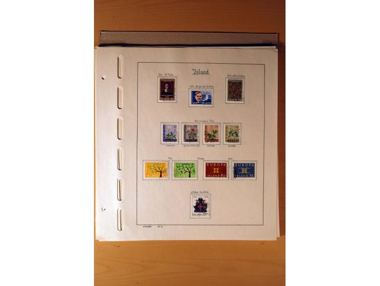 1873/1976, gestempelte und weitgehend kpl. Sammlung mit Dienst und kleinem Teil Nummernstempel; meist gute Erhaltung
