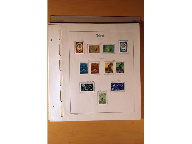 1873/1976, gestempelte und weitgehend kpl. Sammlung mit Dienst und kleinem Teil Nummernstempel; meist gute Erhaltung