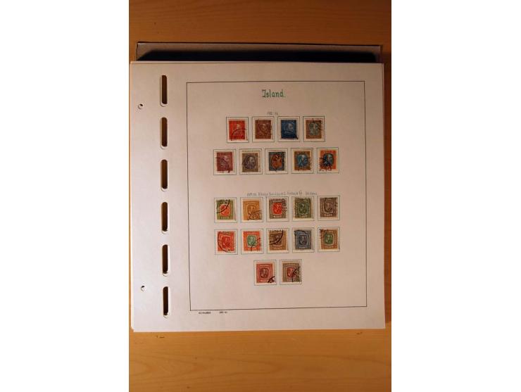 1873/1976, gestempelte und weitgehend kpl. Sammlung mit Dienst und kleinem Teil Nummernstempel; meist gute Erhaltung