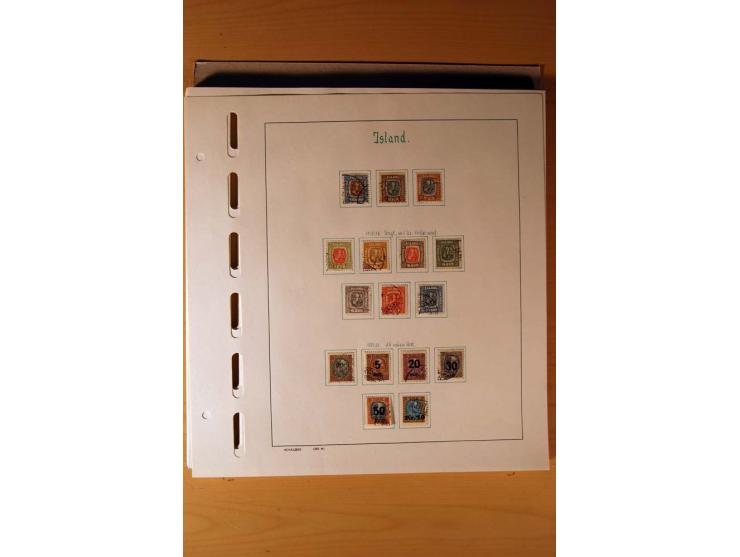 1873/1976, gestempelte und weitgehend kpl. Sammlung mit Dienst und kleinem Teil Nummernstempel; meist gute Erhaltung