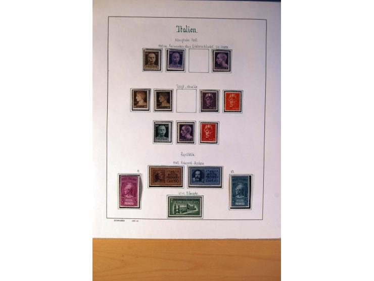 1861/1975, gestempelte, ungebrauchte und postfrische Sammlung mit vielen besseren Werten, dabei Mi.-Nr. 7, 153-56, 373-84, 38