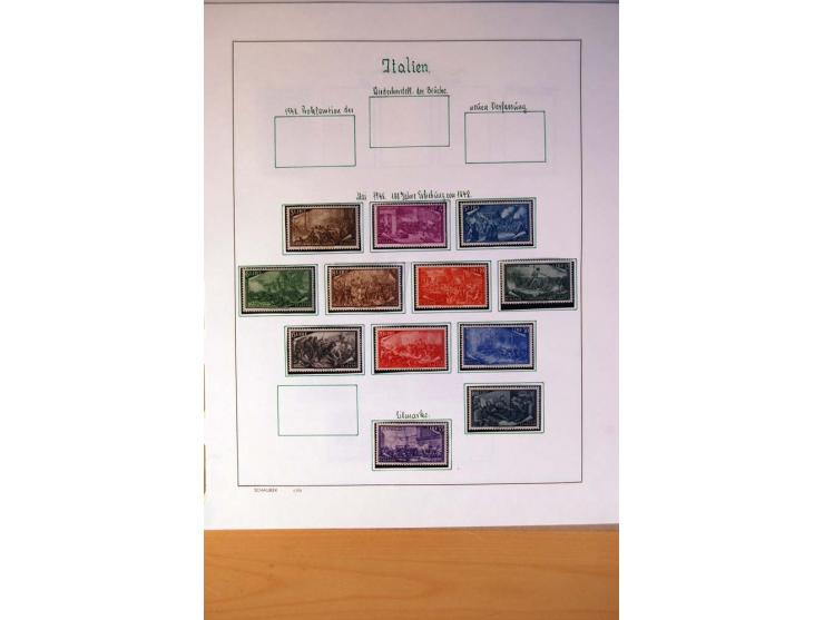 1861/1975, gestempelte, ungebrauchte und postfrische Sammlung mit vielen besseren Werten, dabei Mi.-Nr. 7, 153-56, 373-84, 38