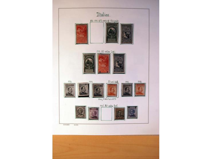 1861/1975, gestempelte, ungebrauchte und postfrische Sammlung mit vielen besseren Werten, dabei Mi.-Nr. 7, 153-56, 373-84, 38