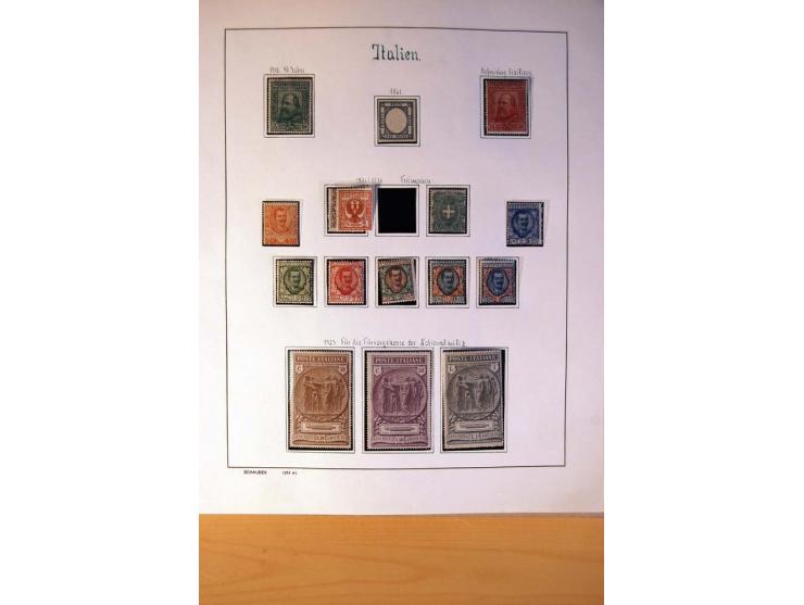 1861/1975, gestempelte, ungebrauchte und postfrische Sammlung mit vielen besseren Werten, dabei Mi.-Nr. 7, 153-56, 373-84, 38